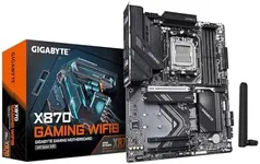 GIGABYTE X870 Gaming WIFI6 AMD AM5 LGA 1718 Motherboard, ATX, DDR5, 3X M.2, PCIe 5.0, USB4, WiFi 6, 2.5GbE LAN, EZ-Latch, 5-Year Warranty