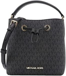 Michael Kors Petit sac fourre-tout Suri en cuir PVC Noir, noir