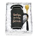 Joymaking Thank You Gifts Coffee Mug - Thank You for Being Awesome Mug - Inspirational Birthday Gifts for Friends Men Women, Thank You Gifts for Friends, Coworker Leaving, Employee Appreciation