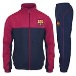 FC Barcelona Official Football Gift Boys Tracksuit Set 8-9 Years MB Navy Blue