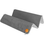 Uquip Josy Foldable Outdoor Seat Cushion - Waterproof, Thermally Insulated Sitting Pad for Camping Hiking Fishing (Gray)
