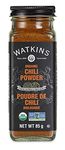 Watkins Gourmet Organic Spice Jar, Chili Powder, Non-GMO, Kosher, 85 g