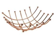 EliteKoopers Copper Fruit Basket Bowl For Kitchen Dinning Table Decoration Storage Rack (1Pcs)