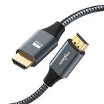 Twozoh 4K HDMI Cable 2M, High Speed 18Gbps HDMI 2.0 Cable, Braided HDMI to HDMI Lead Compatible with PS5, PS3, PS4, PC, Projector, HDTV, Xbox