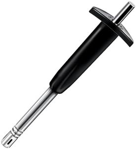 Storite Pack of 1 Stainless Steel Gas Lighter Long Lasting, Rust Proof, Unbreakable, Soft & Long Grip for Gas Stoves, Restaurants & Kitchen Use – Black