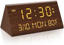 Kogonee Wooden Digital Alarm Clock,