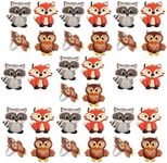 Woodland Animal Friends Cupcake Rings by Bakery Supplies (24-Pack)