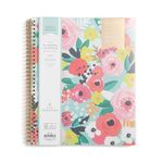 Blue Sky Day Designer 2025 Weekly and Monthly Planner Calendar, January 2025 - December 2025, 8.5" x 11", Frosted Cover, Wirebound, Storage Pocket, Secret Garden Mint