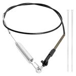 Bularie 133-1998 Brake Cable Compatible with Toro TimeMaster Lawn Mower 21199 20976 20978 21200 21199HD 21811 21810 – Blade Brake Cable with 2 Straps for Toro Timemaster 30" self Propelled Lawn Mower