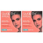 Smooth Appeal 40g Wax Original Formula Facial Hair Remover x2