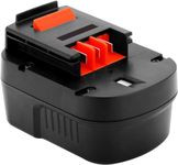 Hanaix 3600mAh Ni-MH 12V HPB12 Battery for BLACK & DECKER A1712 FS120B FSB12 A12 A12-XJ A12EX FS120B Firestorm FSB120B FS120BX Cordless Drill Black and Decker 12V Battery