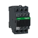 Schneider Electric TeSys D - AC Contactor, 24 V DC, 50/60 Hz, 3 Pole, 3NO, 25A, 28ms, Fixed and DIN Rail Mounting, LC1D25BD