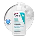 Cerave Blemish Control Cleanser with 2% Salicylic Acid & Niacinamide for Acne Prone Skin, Controls Acne & Spots, Unclog Pores & Reduces Blemishes, 236ml