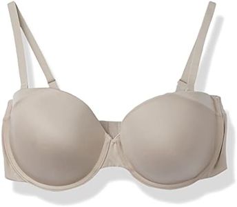 Maidenform Self Expressions Strapless Demi Bra, Smoothing Underwire Bra, 5-Way Convertible T-Shirt Bra, Paris Nude, 14B