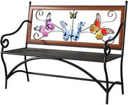 39.7" Outdoor Bench, Garden Bench, 
