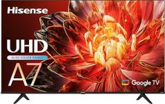 Hisense A7 Series 65-Inch Class 4K UHD Smart Google TV with Voice Remote, Game Mode Plus, Chromecast Built-in (65A7N, 2024 Model)