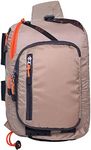 Raprance Fly Fishing Sling Pack Chest Bag Fishing Tackle Storage Shoulder Bag (Khaki)