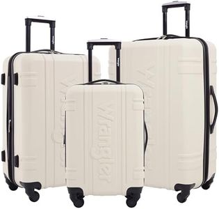 Wrangler 3 Piece Astral Travel Luggage Set, Fog, 3 Piece Set, 3 Piece Astral Travel Luggage Set