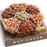 Holiday Christmas Nuts Gift Basket - Assortment Of Sweet & Roasted Salted Gou...