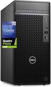 Dell Optiplex Desktop Plus Computer, Intel Core i9-12900K, 64GB RAM, 2TB NVMe PCIe SSD, Nvidia Quadro P1000 4GB Graphics, 4 x Mini-DisplayPort, HDMI, AX Wi-Fi, BT, USB C, Windows 11 Pro, Black Tower