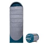 Berghaus Transition 300C Sleeping Bag with Inner Pocket for Adults, Teens, Kids, 1 Person, 3 Season, Waterproof, Indoor & Outdoor Use, Camping, Hiking, Backpacking, Travelling, Compression Bag, Grey