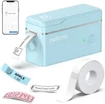 POLONO P31S Label Maker Machine with Tape, Portable Thermal Printer, Portable Bluetooth Label Printer for Organizing Storage Office Home, Sticker Maker Mini Label Maker with Multiple Templates, Blue