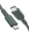 Anker 6Ft Apple Mfi Certified Powerline Ii Usb C To Lightning Cable Charger For Charging Adapter, Iphone 11/11 Pro / 11 Pro Max/X/Xr/Xs Max - Supports Power Delivery (Green)