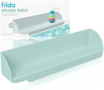 Frida Baby Splash Bathtub Shelf Allows Kids to Splash with No Mess, Shelf Barrier Prevents Water from Escaping Out of the Tub, Extend & Use As Surface to Play On, Attaches to Tubs & Folds to Put Away