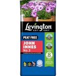 Levington 121130 PEAT FREE John Innes No.3, 25 Litres - Perfect for final potting of plants into Pots or Outdoor Containers, Brown