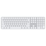 Apple Magic Keyboard with Touch ID and Numeric Keypad: Bluetooth, Rechargeable. Works with Mac Computers with Apple Silicon; US English, White Keys