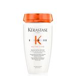 Kérastase Nutritive, Gentle Hydrating Shampoo for Dry Hair, Nourishing Protein Formula with Niacinamide, Moisturises, Softens and Restores Shine, Bain Satin, 250ml
