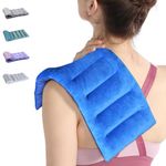 SuzziPad Microwave Heating Pad for Pain Relief, 7x16 Microwavable Heating Pads for Cramps, 1 PACK (Navy Blue)