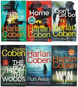 Harlan Coben The Stranger Series 6 Books Collection Set (Home, Fool Me Once, Don't Let Go, Run Away, Win, The Boy from the Woods)