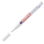 edding 780 gloss paint marker - white - 1 paint marker - extra-fine round nib 0.8 mm - paint pen for glass, pebbles, wood, plastic, paper - waterproof, high coverage