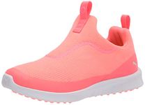 PUMA Women's Laguna Fusion Slip-on Golf Shoe, Ignite Pink-puma Silver, 8