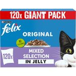FELIX Original Mixed Selection in Jelly Wet Cat Food 120x85g