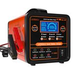 12V/24V Car Battery Charger Heavy Duty, 0-20A Automatic Battery Maintainer with Auto Shutoffs, Repair, Winter Mode, High/Low Power Smart Trickle Charger and Desulfator,for Boat,Motorcycle,Lawn Mower