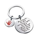 True Crime Gifts Blood Stains are Red Keychain Horror Quotes Gift Hallowen Day Gift (Blood Stains Keychain)