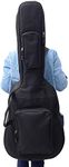 Jumbo Guitar Gig Bag Thickening and Waterproof 42" 43" Acoustic Guitar Bag (Black)