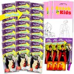 Disney Villains Birthday Party Favors Set - Bundle with 24 Villains Play Packs | Mini Coloring Books, Stickers for Goodie Bags | Disney Villains Party Supplies