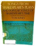 Songs From Shakespeares Plays And Popular Songs Of Shakespeares Time