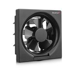 Sujata Exhaust Fan | 2 Yrs Warranty | 250mm, 1250 RPM, Exhaust Fan for Kitchen/Bathroom/Office 10 inch, 100% Copper Winding, Strong Air Suction, Exhaust Fans for All Room Types (EPB72 - Black)