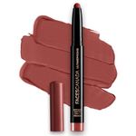 FACES CANADA Ultime Pro HD Intense Matte Lipstick + Primer - Natural Coco (Brown), 1.4g | 9HR Long Stay | Flawless HD Matte Finish | Intense Color | Lightweight | Smooth Glide | Primer Infused