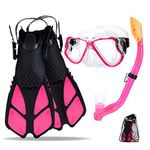 Snorkel Set For Kids With Fins