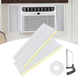 Mxclimate Window Air Conditioner Side Panels for Window AC Units,Double Layers Adjustable Insulation Panels Kit for Window AC Seal Replacement Screen,17 x 10 inches Side Curtain,Pack of 2