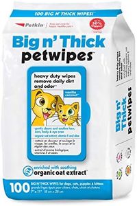 Petkin Pet Wipes, 100 Count