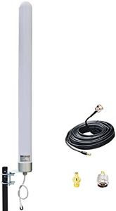 Signalplus Wide-Band WiFi 4G LTE & 5G GSM UMTS CDMA 12dBi Outdoor Omni Directional Cellular Antennas for Routers/Cell Phone Signal Booster Support All USA/Canada Carriers