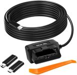 SKLK-SEL OBD Power Cable Kit Dash Camera USB to Type C Hardwire Kit, OBD Power Cable for Dashcam 12-24V to 5V/3A with Low Voltage Protection 24h Parking Surveillance/Acc Mode for Dashcam, GPS or Radar