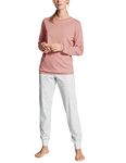 Calida Women's Sweet Dreams Pyjama Set, Pink (Rose Bud 251), 18 (Size: Medium)