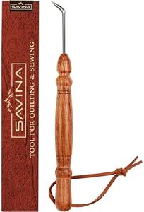 Savina Knitting Loom Hook Accessories for DIY and Crochet. Handcrafted wooden handle & designed for Knitters Need. Knitting Tool for Making Hats, Scarves, Socks & Sweaters